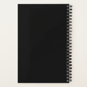 Carnet Noir noir classique monogramme (Verso)