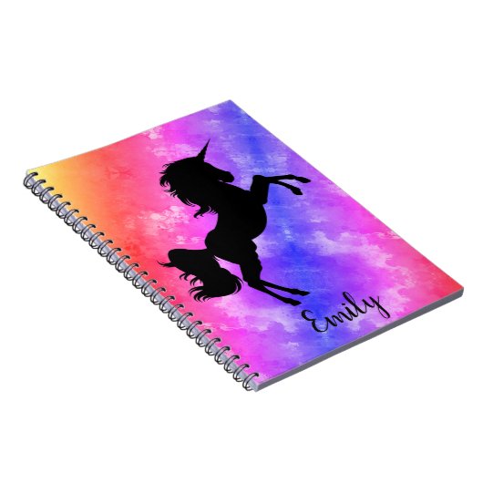 Carnet noir nommé fait sur commande de ciel (Côté Droit)