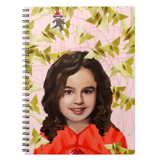 Carnet Noir orphelin | Kira - origami Girly (Devant)