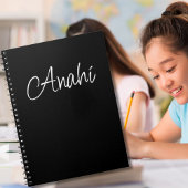 Carnet Noir personnalisé