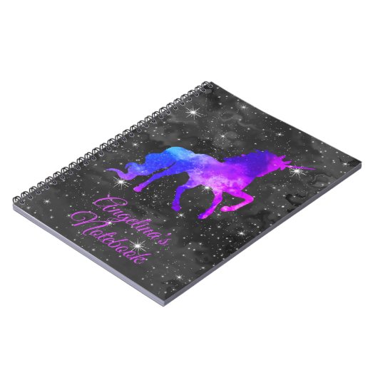 Carnet noir/pourpre nommé fait sur commande de (Côté gauche)