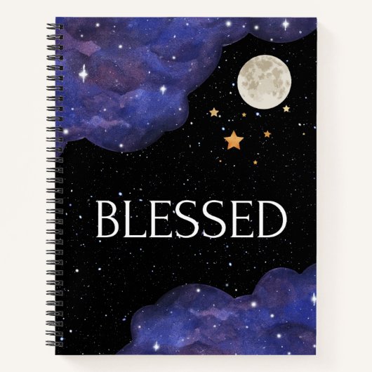 Carnet Noir Space Concept (Devant)