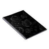 Carnet Noir sur Rose noir (Côté Droit)