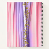 Carnet Noir Unicorne oreilles roses (Dos)