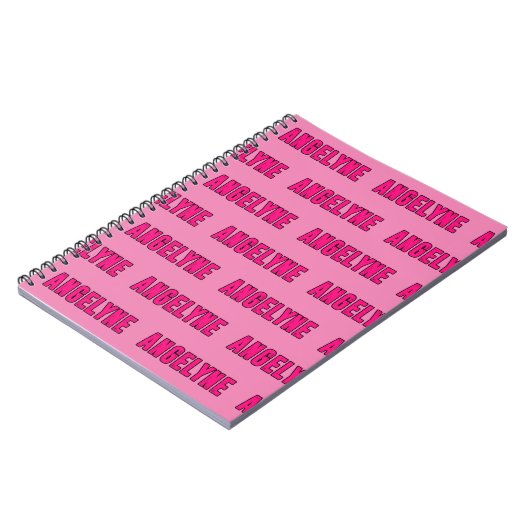 Carnet Nom Angelyne (Côté gauche)