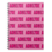 Carnet Nom Angelyne (Devant)