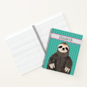 Carnet Nom animal mignon personnalisé (Intérieur)
