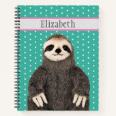 Carnet Nom animal mignon personnalisé (Devant)