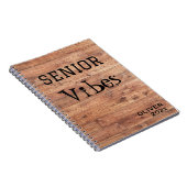 Carnet Nom, année || Vibes rétro en bois rustique (Côté Droit)