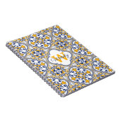 Carnet 💙 💛 Nom + Azulejos initial (Côté Droit)
