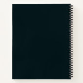 Carnet Nom blanc noir (Dos)