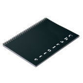 Carnet Nom blanc noir (Côté gauche)