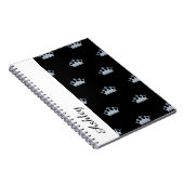 Carnet Nom carnet-Couronne et personnalisé (Côté Droit)