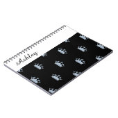 Carnet Nom carnet-Couronne et personnalisé (Côté gauche)