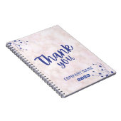 Carnet Nom Classique Personnaliser Marbre Blanc (Côté Droit)
