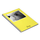 Carnet Nom Daffodil Photographie noir et blanc (Côté Droit)