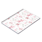 Carnet Nom de ballet de ballerine personnalisé (Côté gauche)