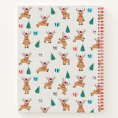 Carnet Nom de famille de l'adorable renne de Noël (Dos)