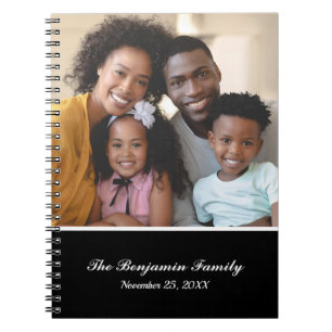 Carnet Nom de famille Photo Image Personnaliser 