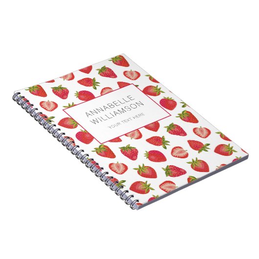 Carnet Nom de fraise (Côté Droit)