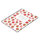 Carnet Nom de fraise (Côté gauche)