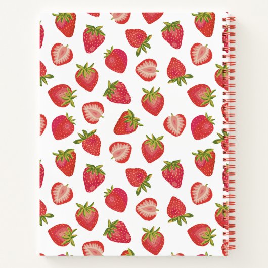 Carnet Nom de fraise (Dos)