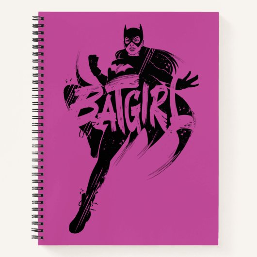 Carnet Nom de la brosse d'encre Batgirl (Devant)