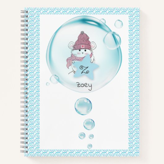 Carnet Nom de la bulle de savon Little Hamster (Devant)