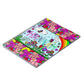 Carnet Nom de la fille Hannah dessiné à la main Fleurs Wh (Côté gauche)