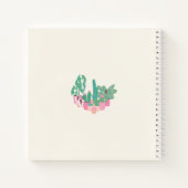 Carnet Nom de la jolie dame Plante illustrée (Dos)