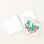 Carnet Nom de la jolie dame Plante illustrée (Intérieur)