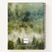 Carnet Nom de la nature motivante de la forêt tropicale v (Dos)