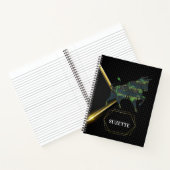 Carnet Nom de la Personnaliser | Ordinateur portable des (Intérieur)