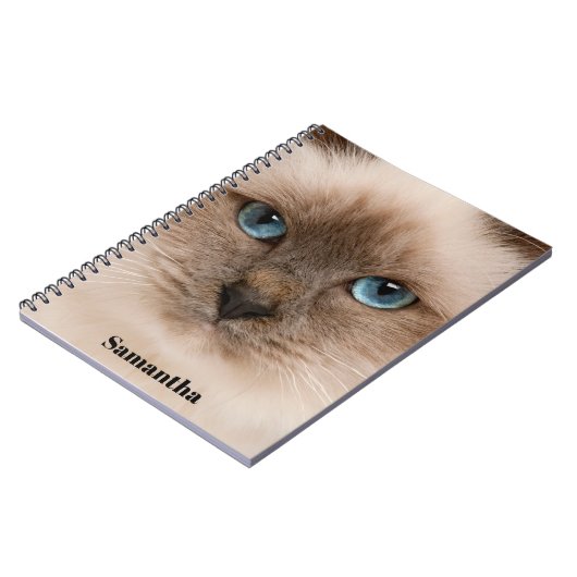 Carnet Nom de la photo du chat (Côté gauche)