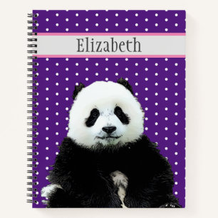 Carnet Nom de l'animal de l'ours mignon