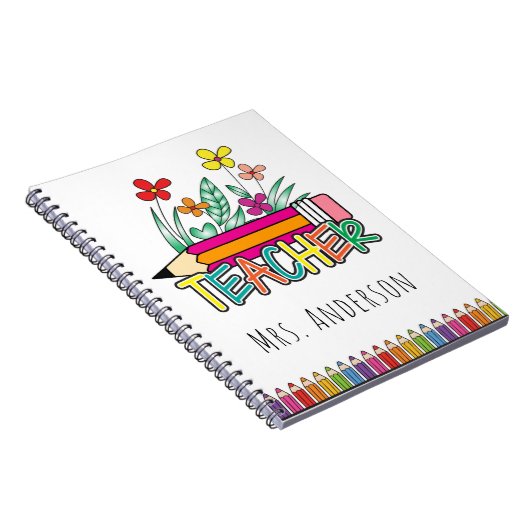 Carnet Nom de l'enseignant (Côté Droit)