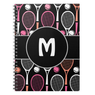 Carnet Nom de l'équipe du joueur de tennis Monogramme per