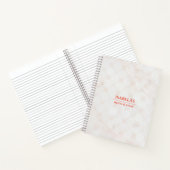 Carnet Nom de motif moderne (Intérieur)