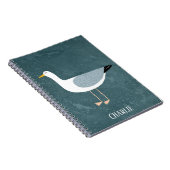 Carnet Nom de mouette mignonne (Côté Droit)