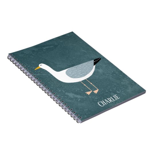 Carnet Nom de mouette mignonne (Côté Droit)