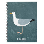 Carnet Nom de mouette mignonne (Devant)