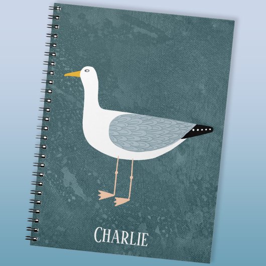 Carnet Nom de mouette mignonne