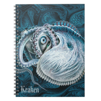 Carnet Nom de poulpe calmar nautile argonaute vintage