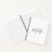 Carnet Nom de signature Monogram beige (Intérieur)