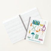 Carnet Nom d'oeuvre d'art de laboratoire de chimie scient (Intérieur)