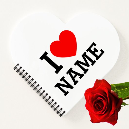 Carnet Nom du coeur