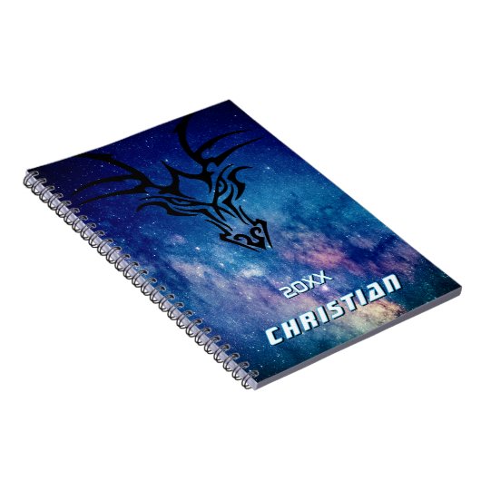 Carnet Nom du dragon spatial galaxy (Côté Droit)