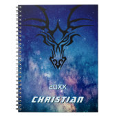 Carnet Nom du dragon spatial galaxy (Devant)