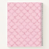 Carnet Nom du monogramme Initiales Parties scintillant de (Dos)