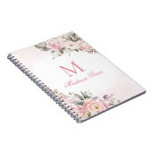 Carnet Nom du monogramme personnalisé (Côté Droit)